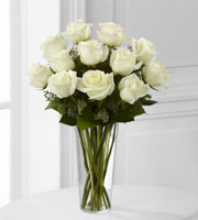 The FTD® White Rose Bouquet