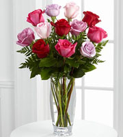 The FTD® Captivating Color Rose Bouquet by Vera Wang