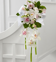 The FTD® Perfect Entrance Pew Arrangement