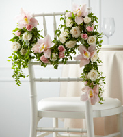 The FTD® Orchid Rose Chair Décor